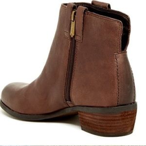 Sam Edelman James Distressed Leather Brown Western Vibes Boots Size 7